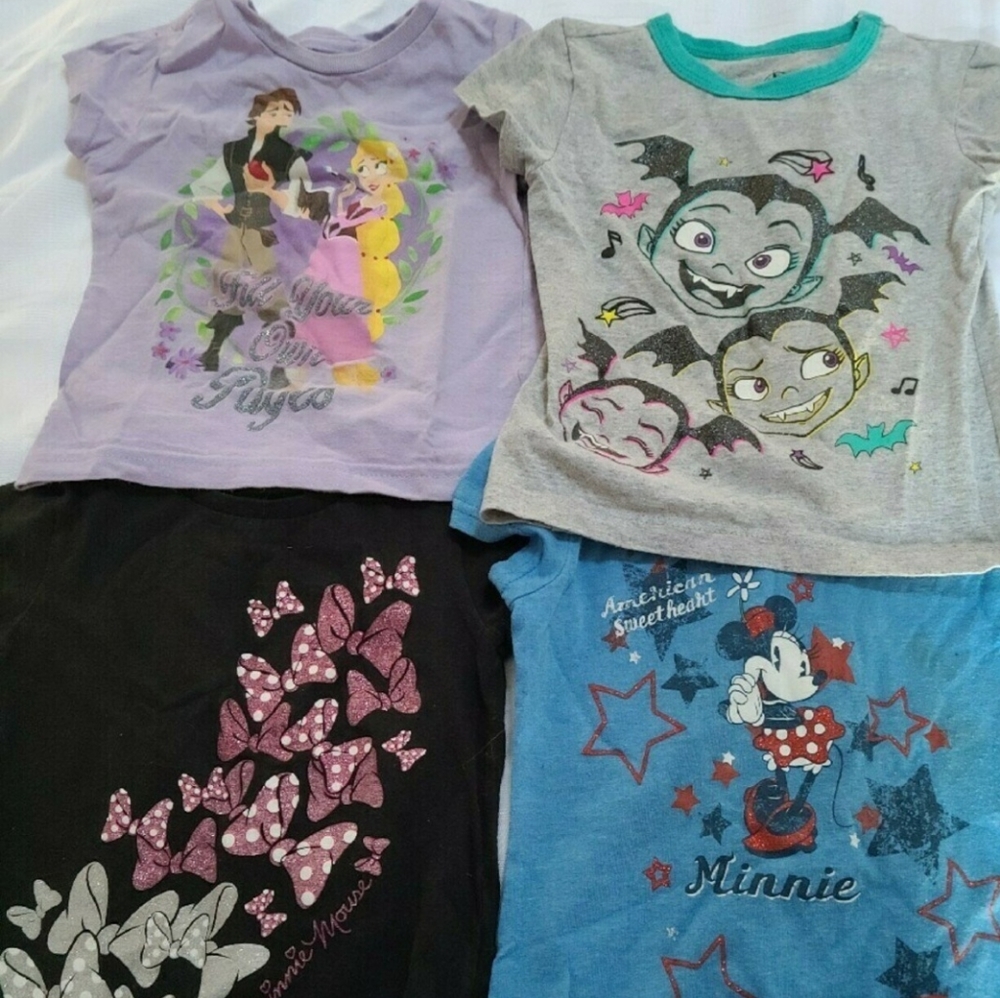 4 disney t shits